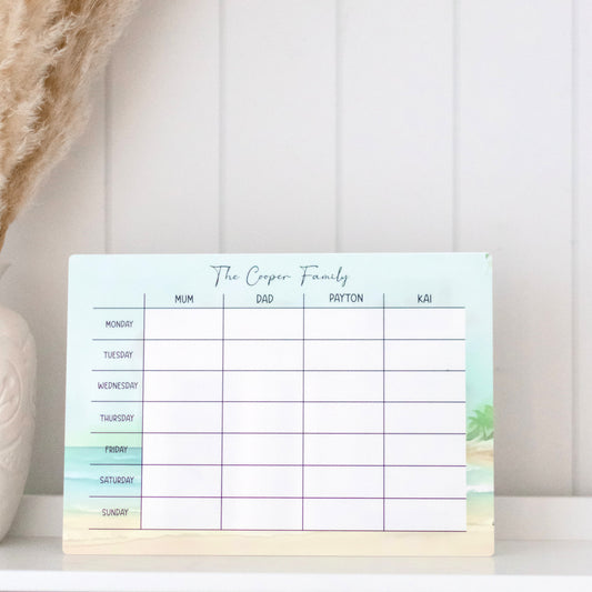 Personalised Family Weekly Planner planner Miss Ali's
