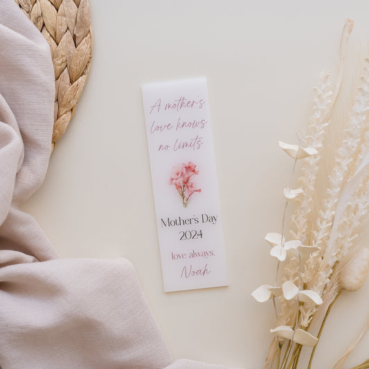 Personalised Mother's Day Bookmark - Acrylic