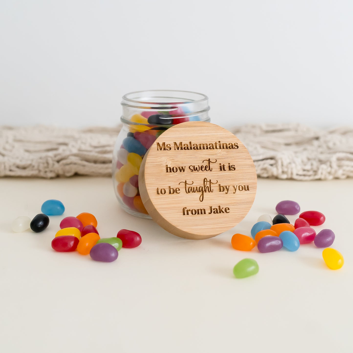 Personalised Lolly Jar ruler Miss Ali's   