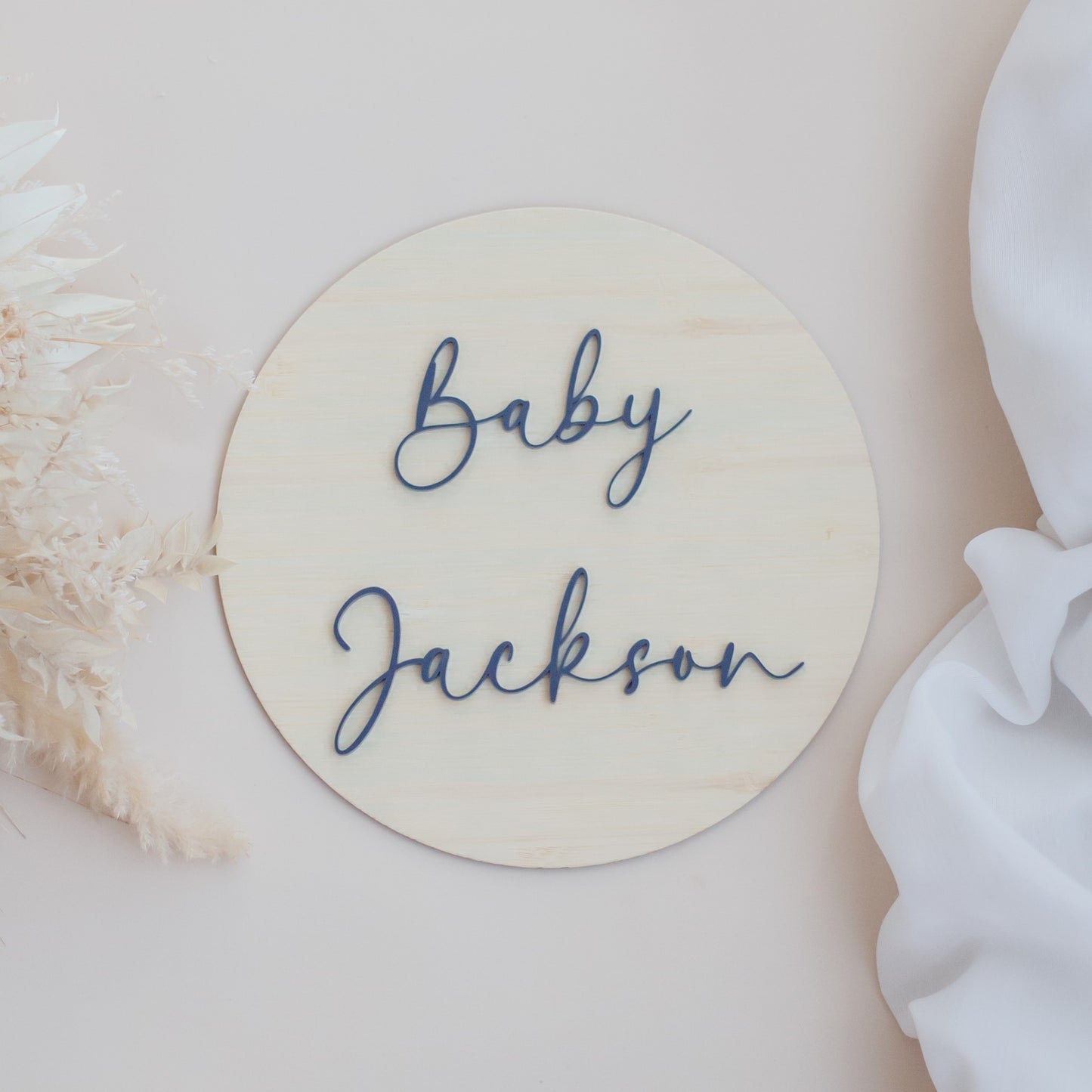 Pregnancy Announcement Wooden Plaque - Bamboo Signature Bamboo Signature Miss Ali's   