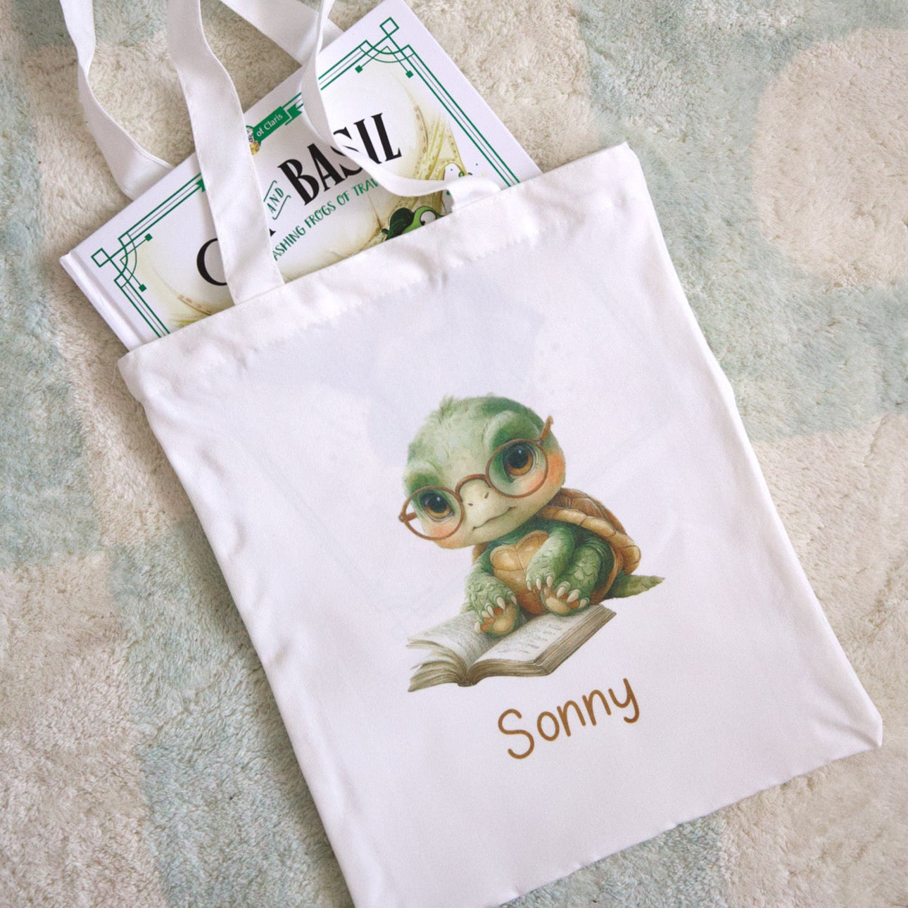 Personalised Library Bags Name Miss Ali's