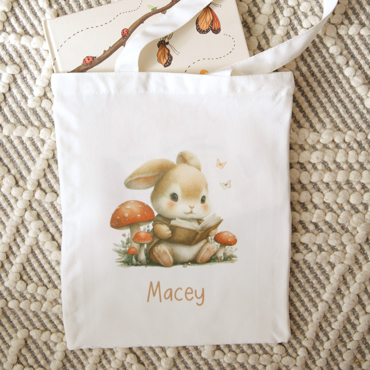 Personalised Library Bags Name Miss Ali's