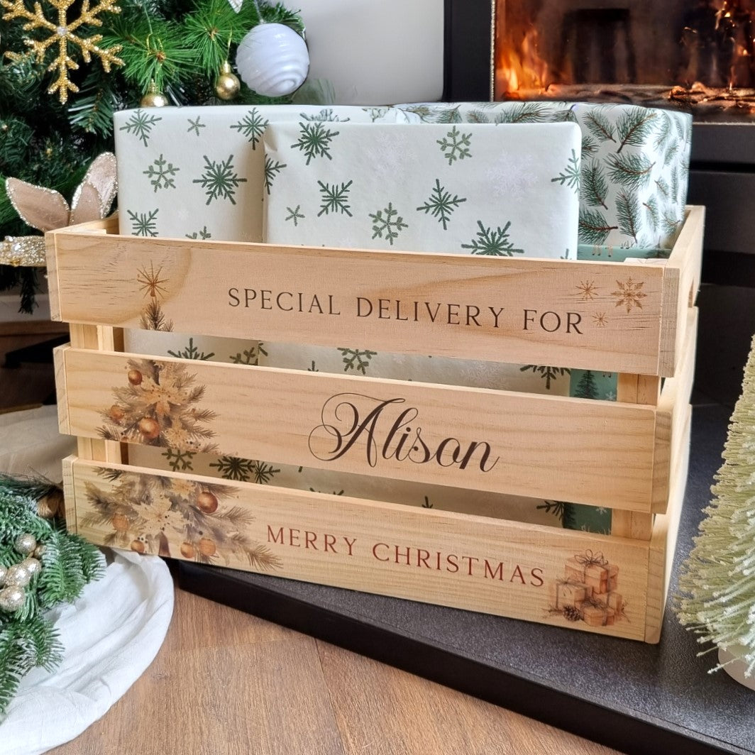 Christmas Crate - Colour personal xmas Miss Ali's   