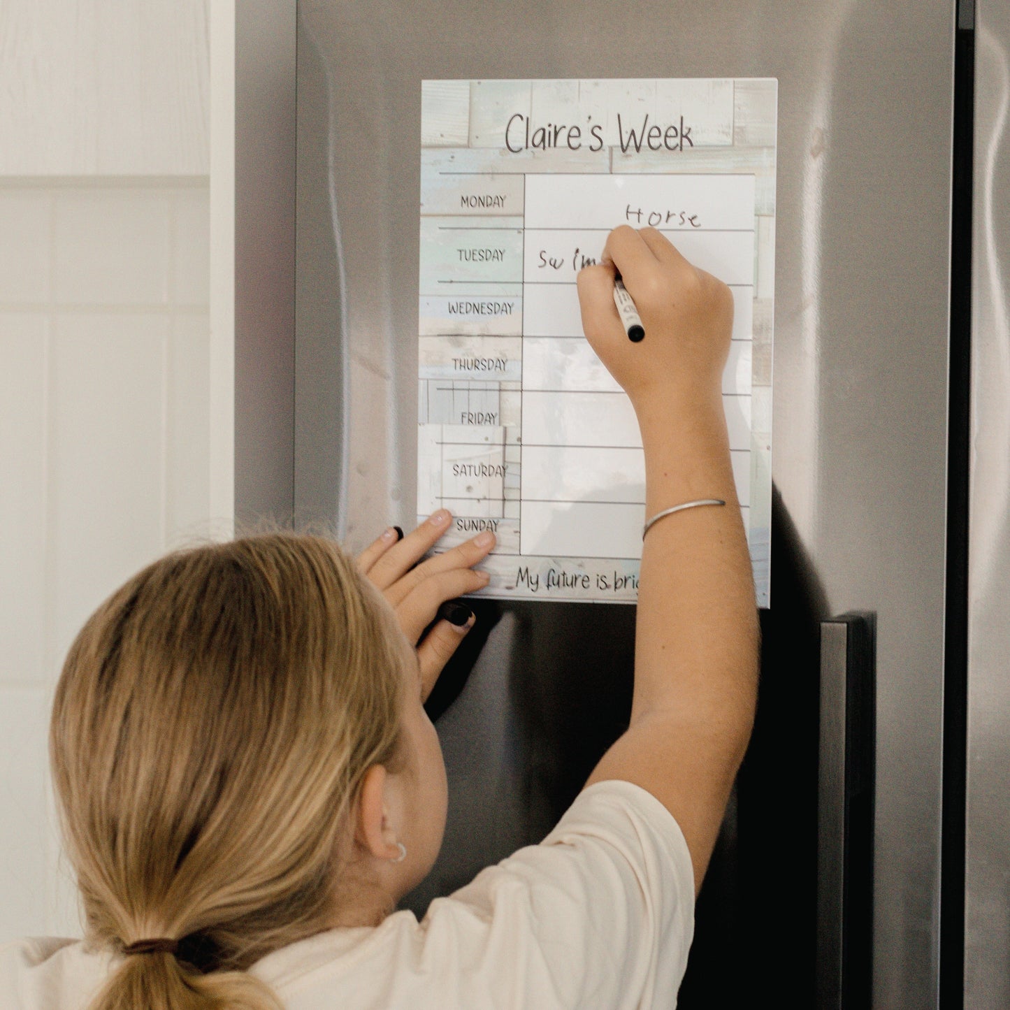 Personalised Weekly Planner for Kids Name Miss Ali's