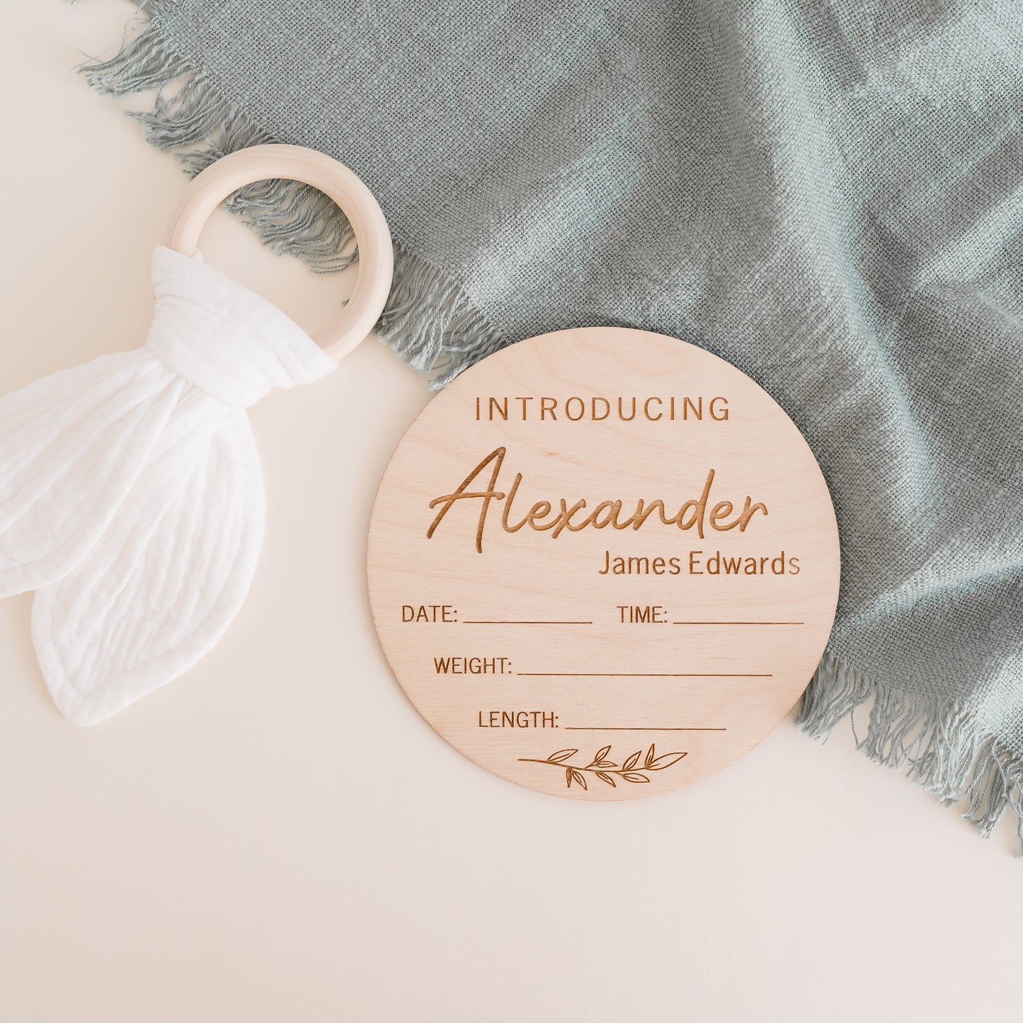 Introducing - Personalised Fill in the Details baby name Miss Ali's   