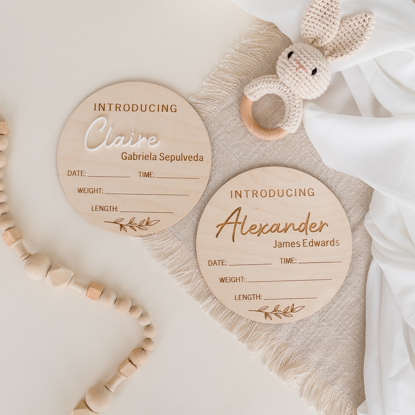 Introducing - Personalised Fill in the Details baby name Miss Ali's   