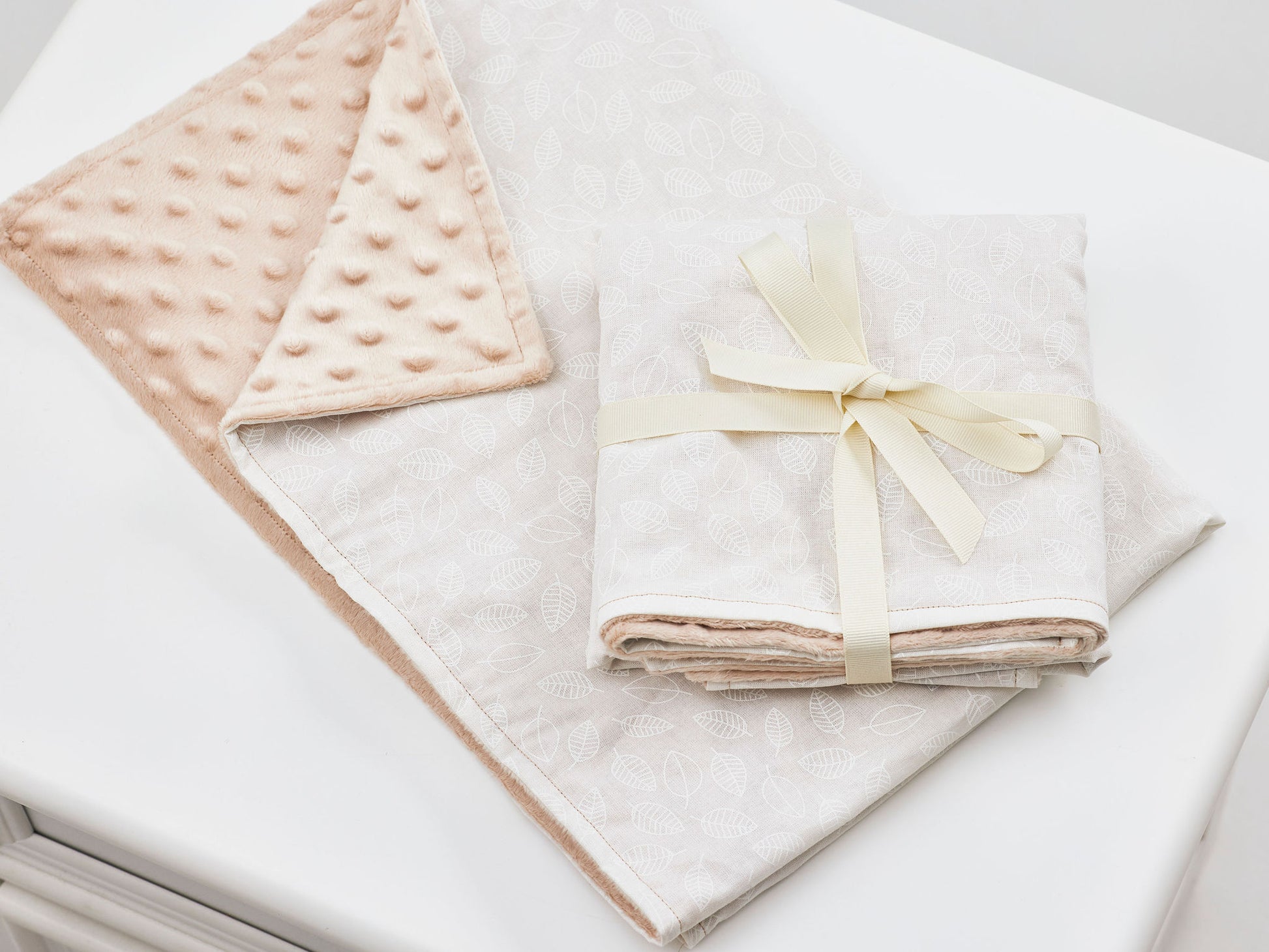 Handmade Baby Blanket - Ivory  Miss Ali's   