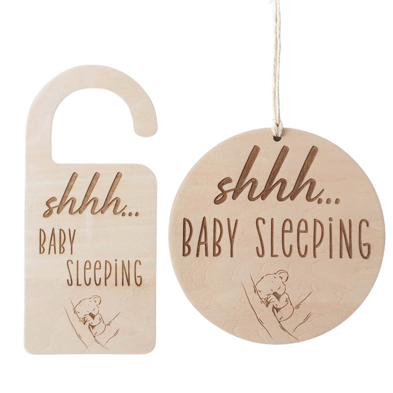 Shhh... Baby Sleeping Plaque  Miss Ali's   